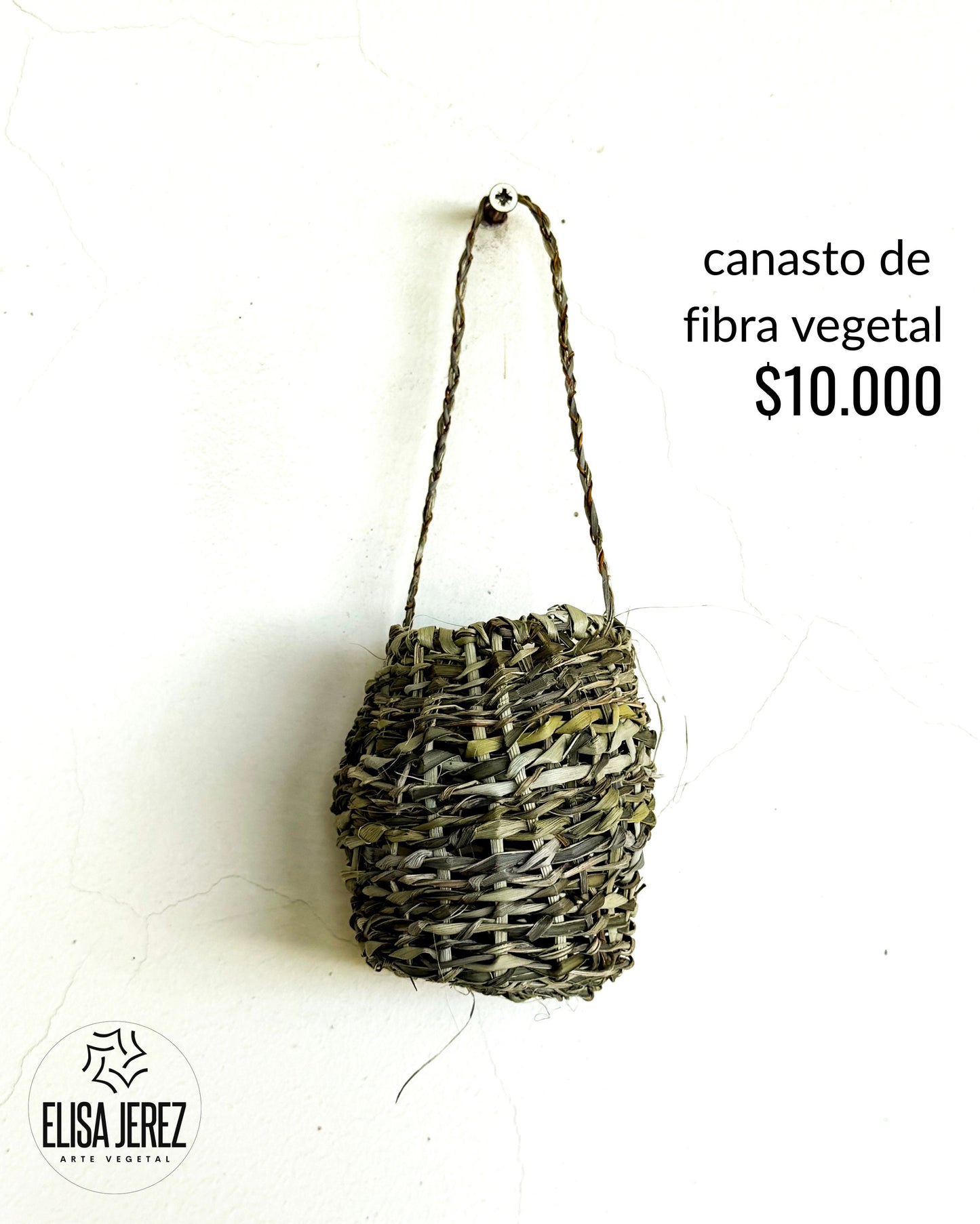 Canasto de Fibra Vegetal - Pequeño | Modelo 1