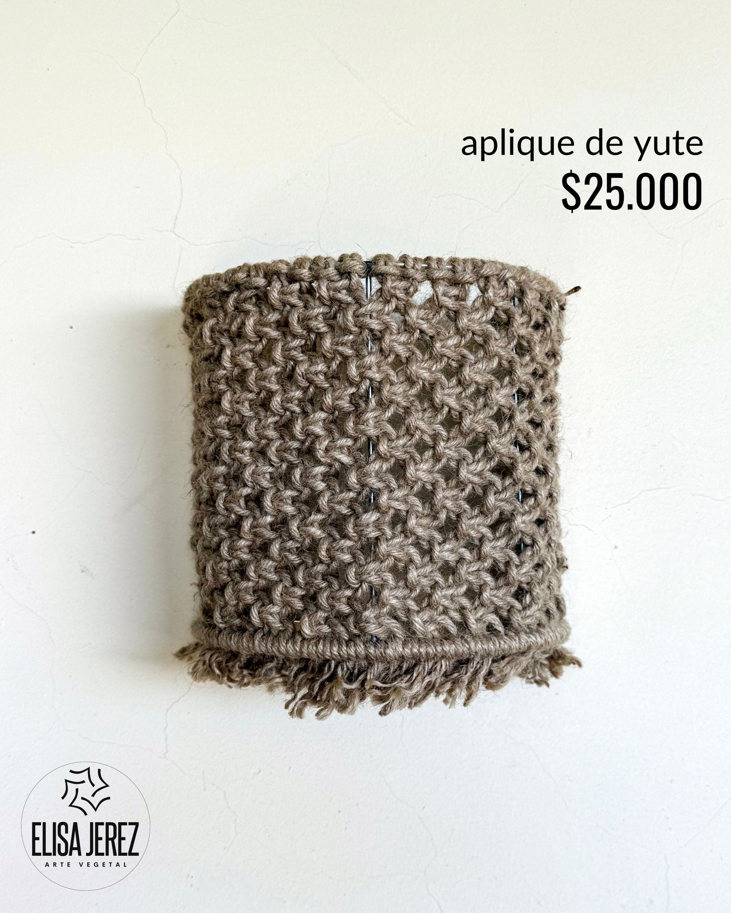Aplique de Yute - Mediano