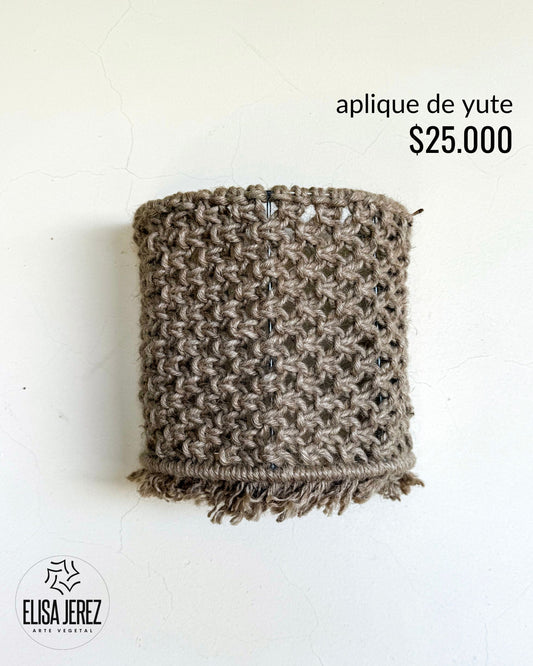 Aplique de Yute - Mediano