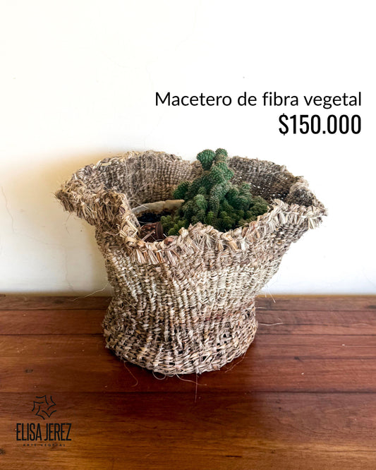 Macetero de Fibra Vegetal - Mediano