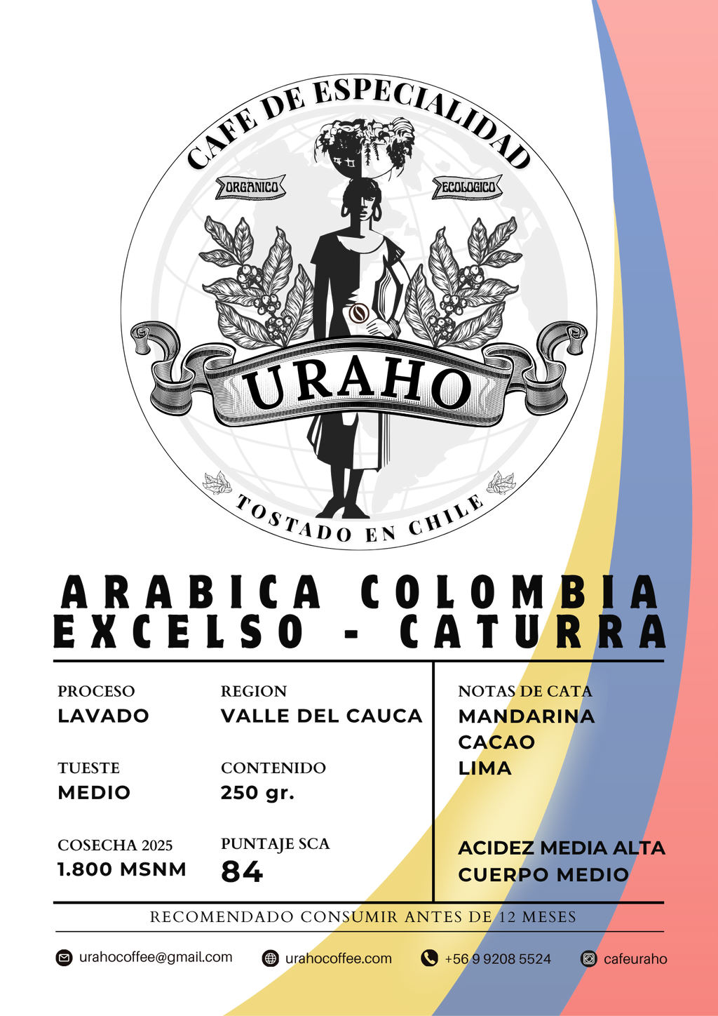 Café Colombia – Arábica Excelsa Caturrá