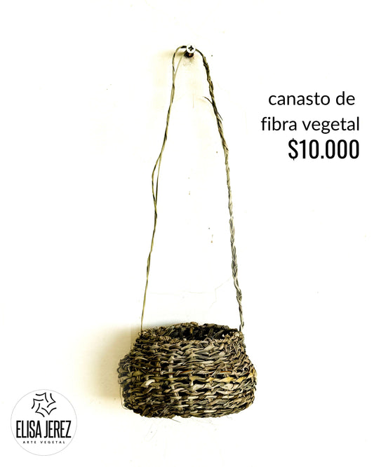 Canasto de Fibra Vegetal - Pequeño | Modelo 3