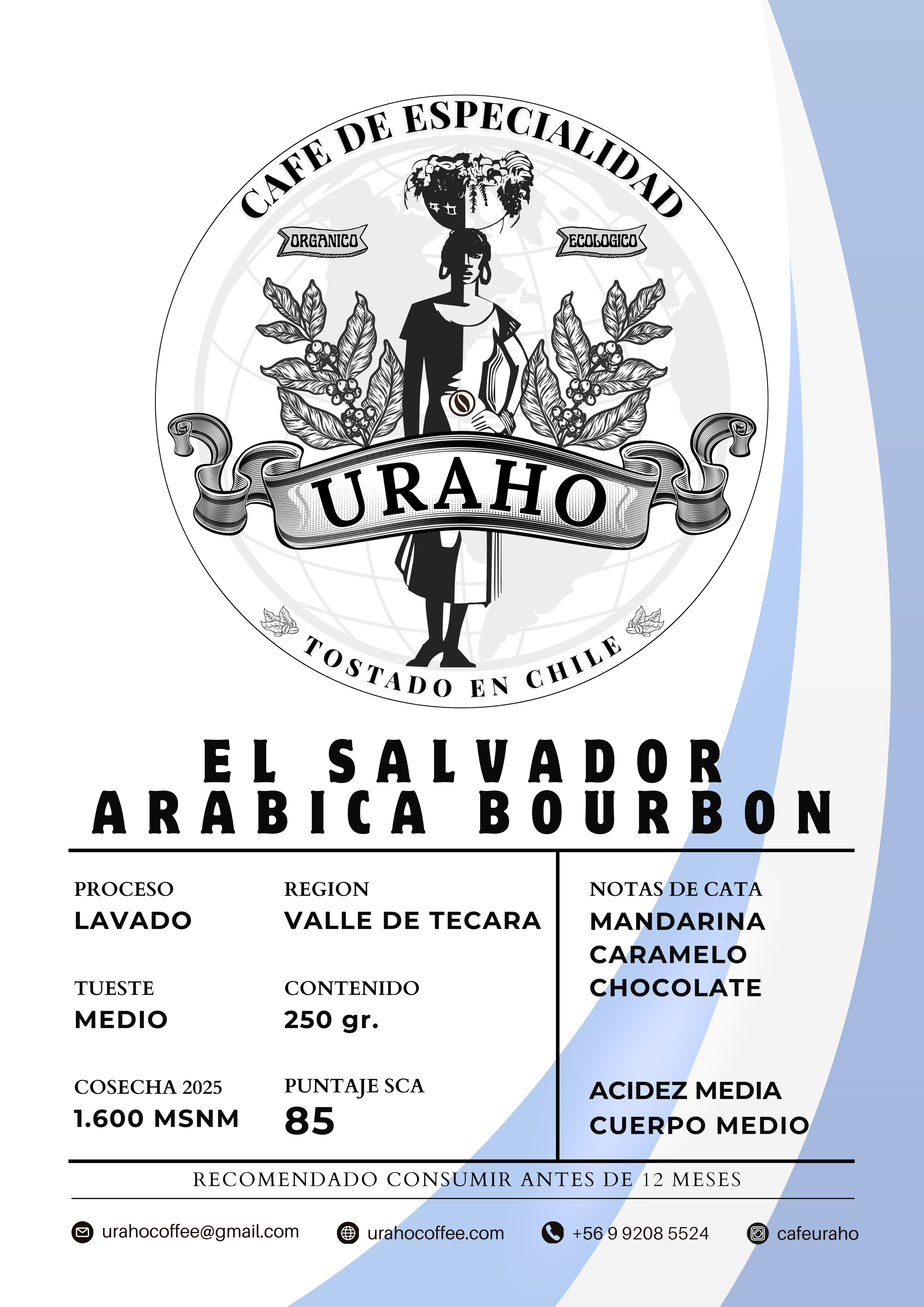 Set Navideño - Esencial Uraho · Acero – Café El Salvador