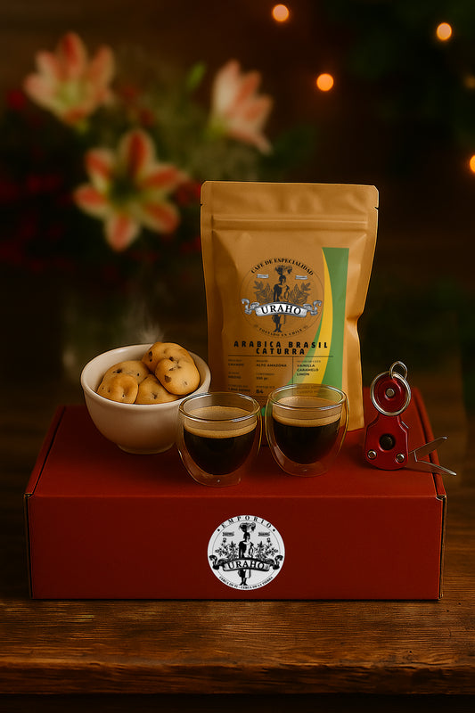 Set Navideño - Esencial Uraho · Acero – Café Brasil
